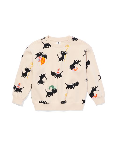 pull-over pour enfant takkie saint-nicolas blanc cassé