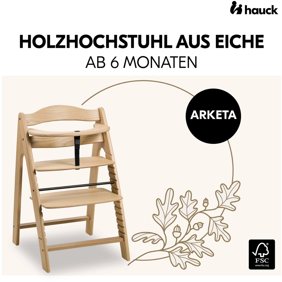 hauck Hochstuhl Arketa Oak