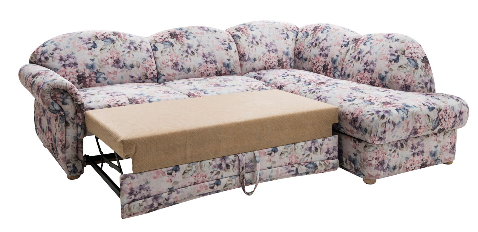 Garnitur Barcelona Stoffbezug Kop/Matte Blume Vintage 259x186 cm