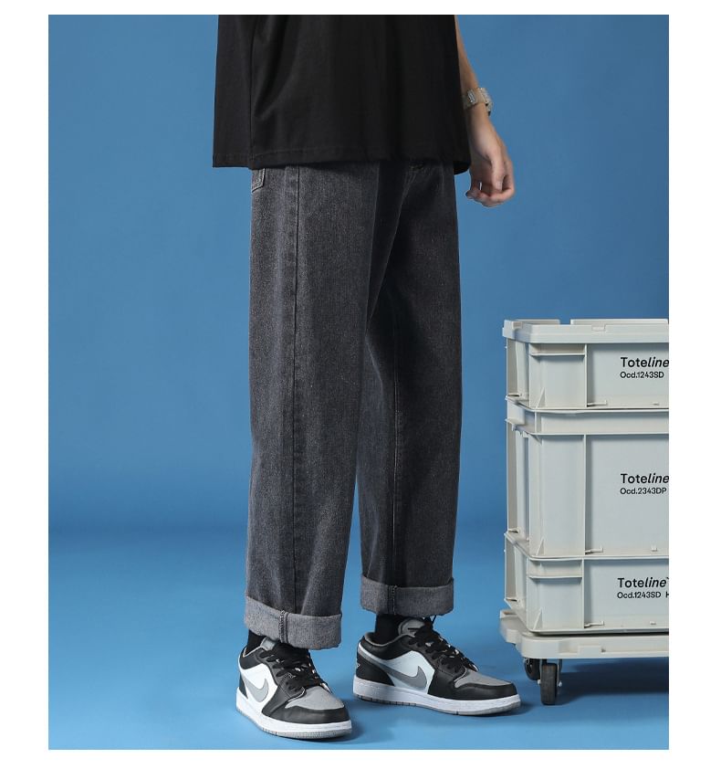 Blueforce - Mid Rise Washed Loose Fit Jeans