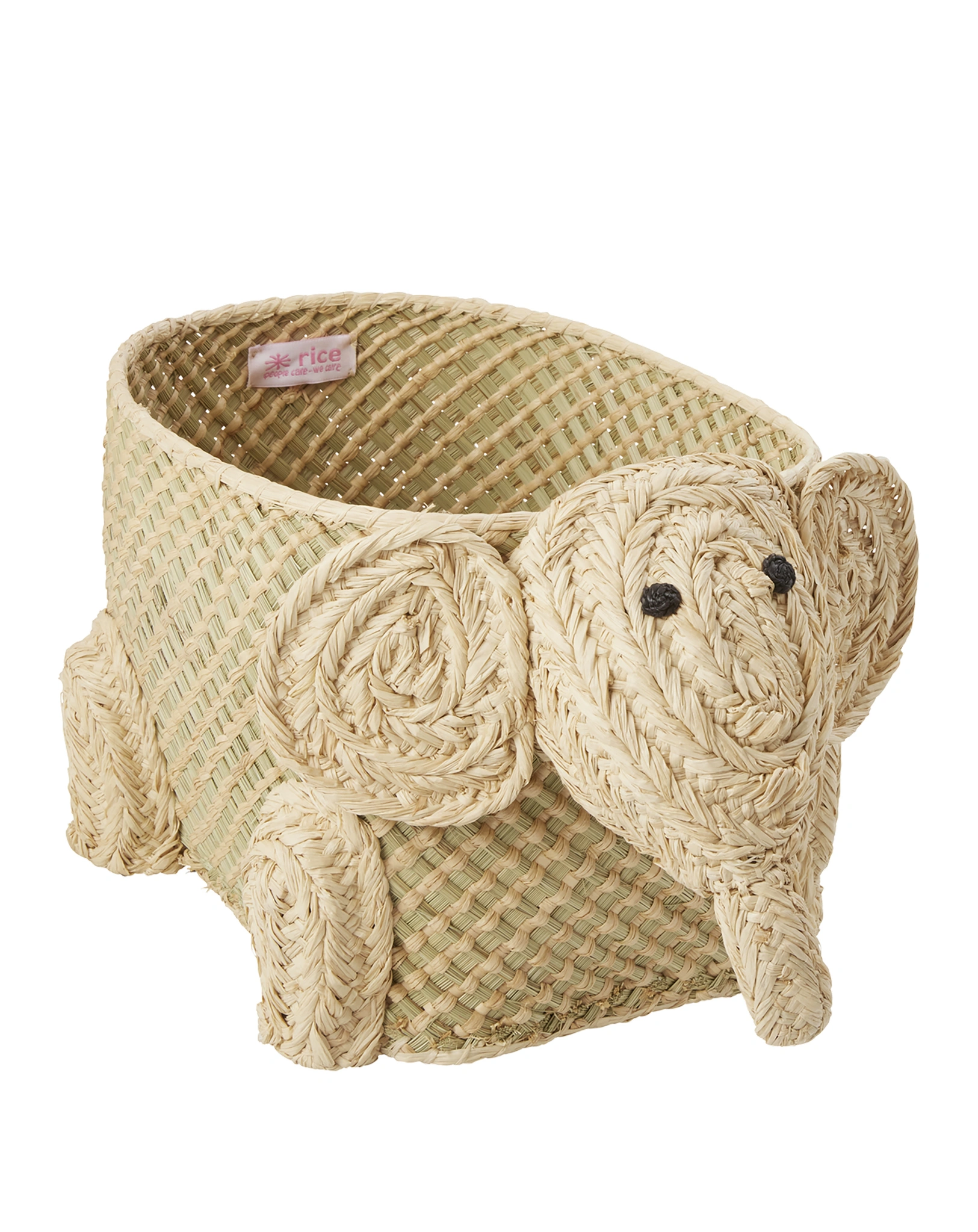 Raffia-Korb ELEPHANT SMALL (21x20x34) in natur