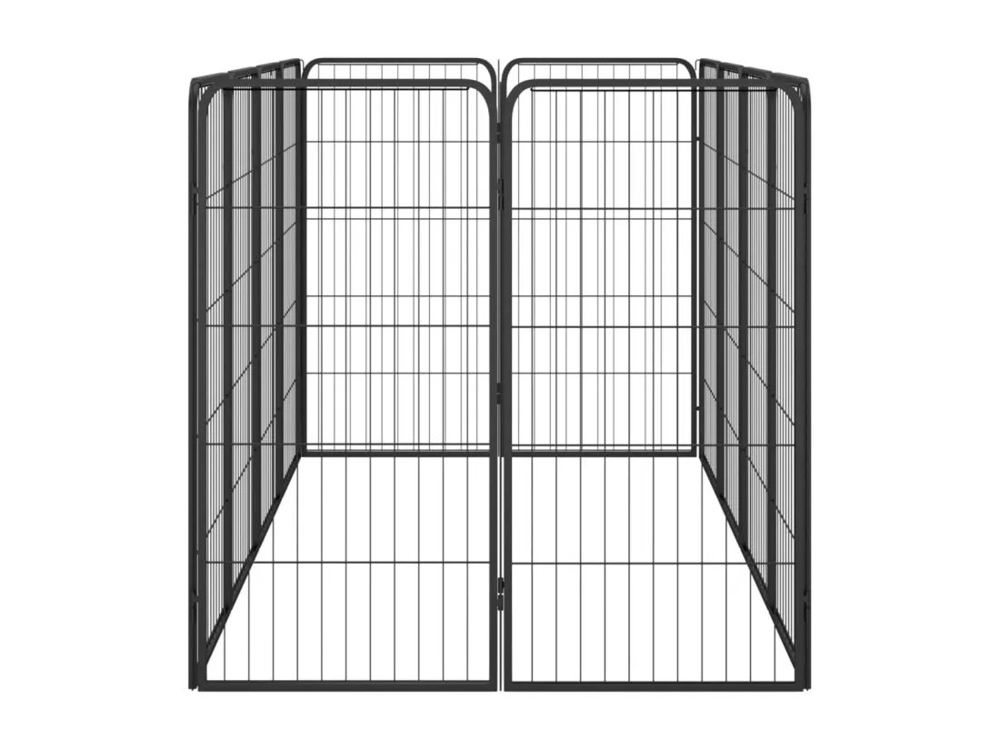 Parc pour chien 12 noire 200 x 100 x 100 cm 02_0043604