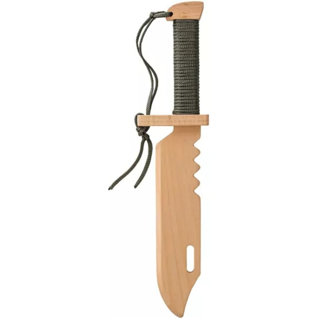 Woodsy survival mes met grijs gevest - 35,5 cm