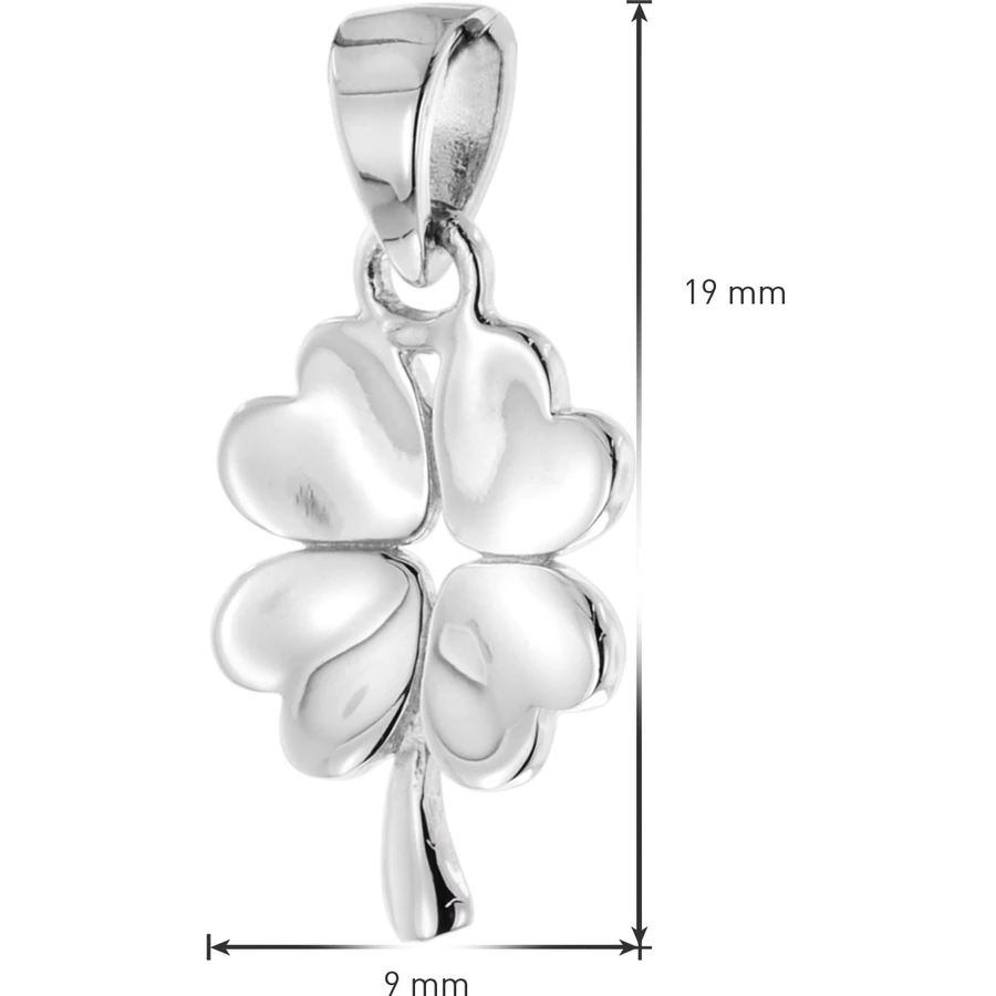 trendor Kinder-Halskette Silber 925 Collier mit Glücksbringer silver