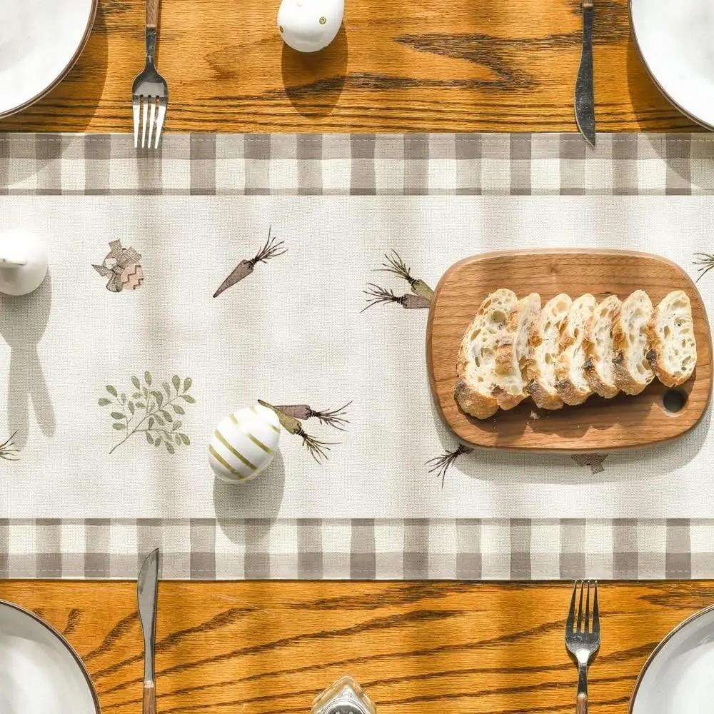 (181x33cm) Oster Tischläufer Frühlings Tischtuch Home Deko - Happy Easter