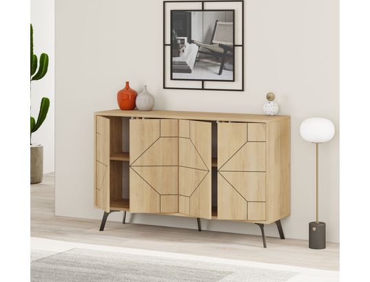 CONCEPT1 - Bahut Dune chene 123 x 35 x 62,4cm