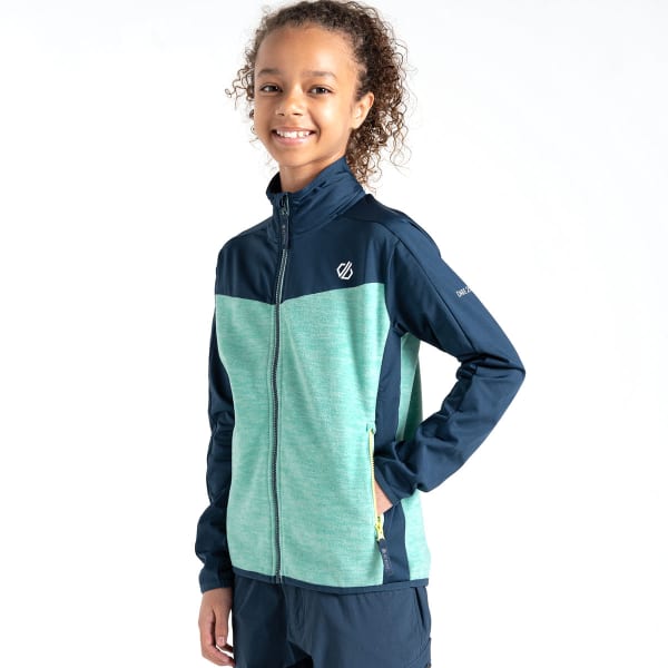 Veste polaire randonnée DARE 2B EMERGENT II CORE STRETCH MINT GREEN/MOONLIGHT DENIM