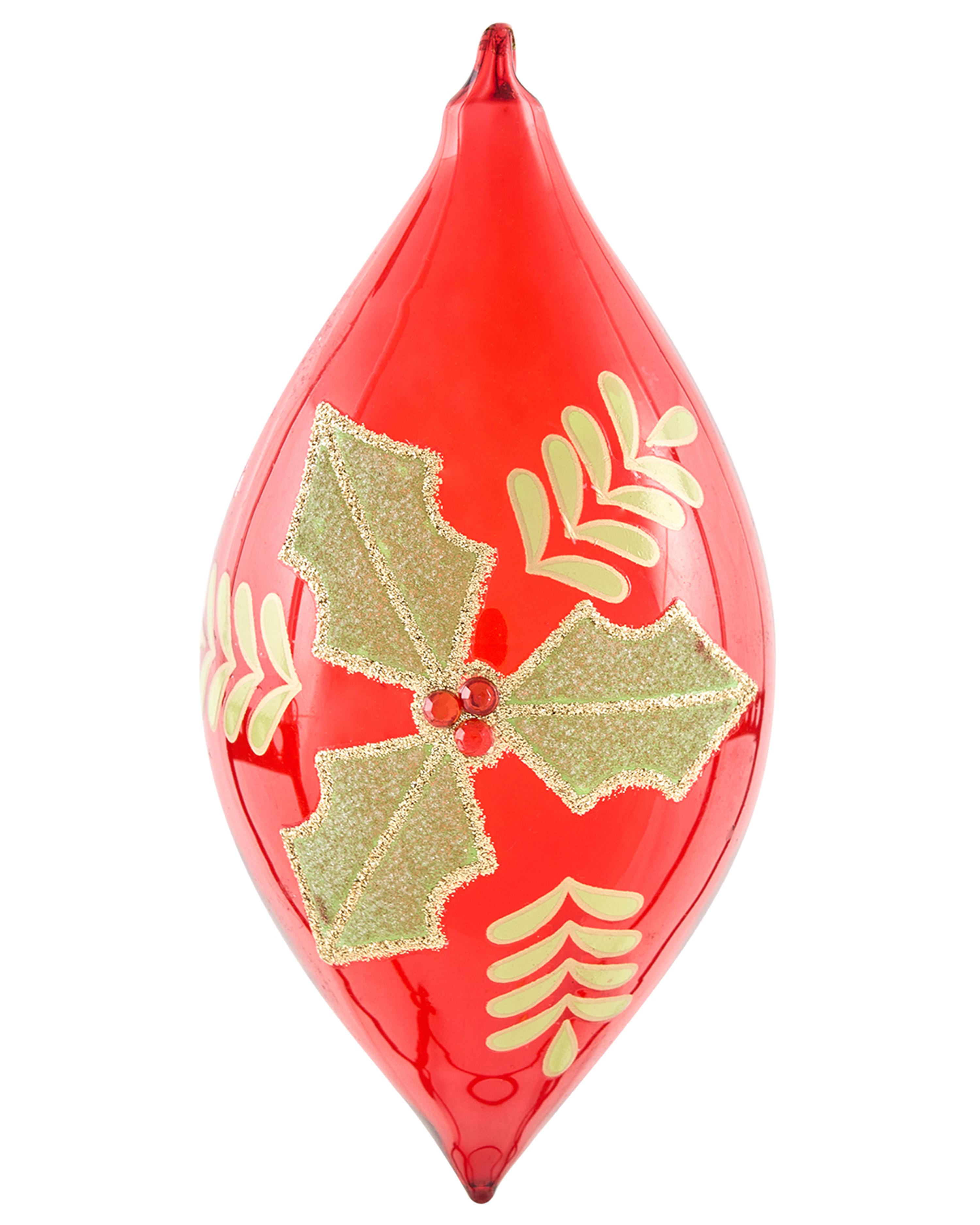 Set van 70 kerstballen TWINKLE Glas Rood/groen