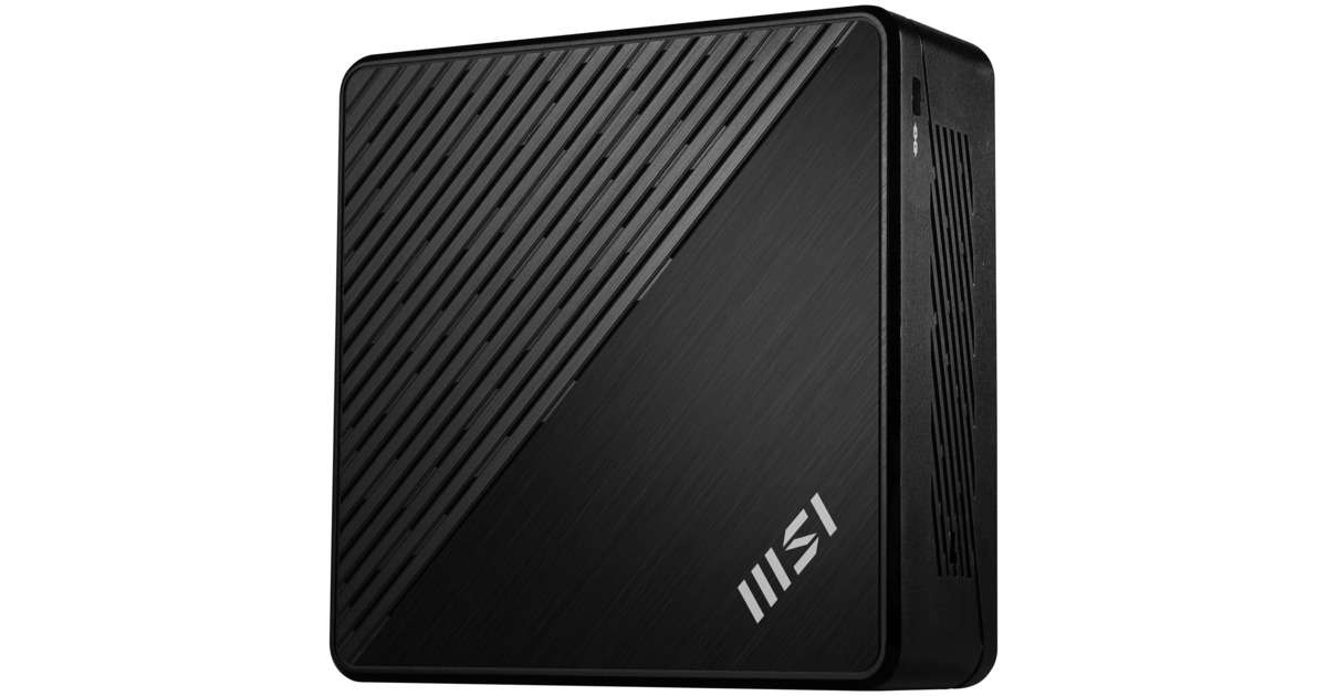 MSICubi 5 12M-459EU pc-systeem  (Zwart | Core i5-1235U | Iris Xe Graphics | 8 GB | 512 GB SSD)