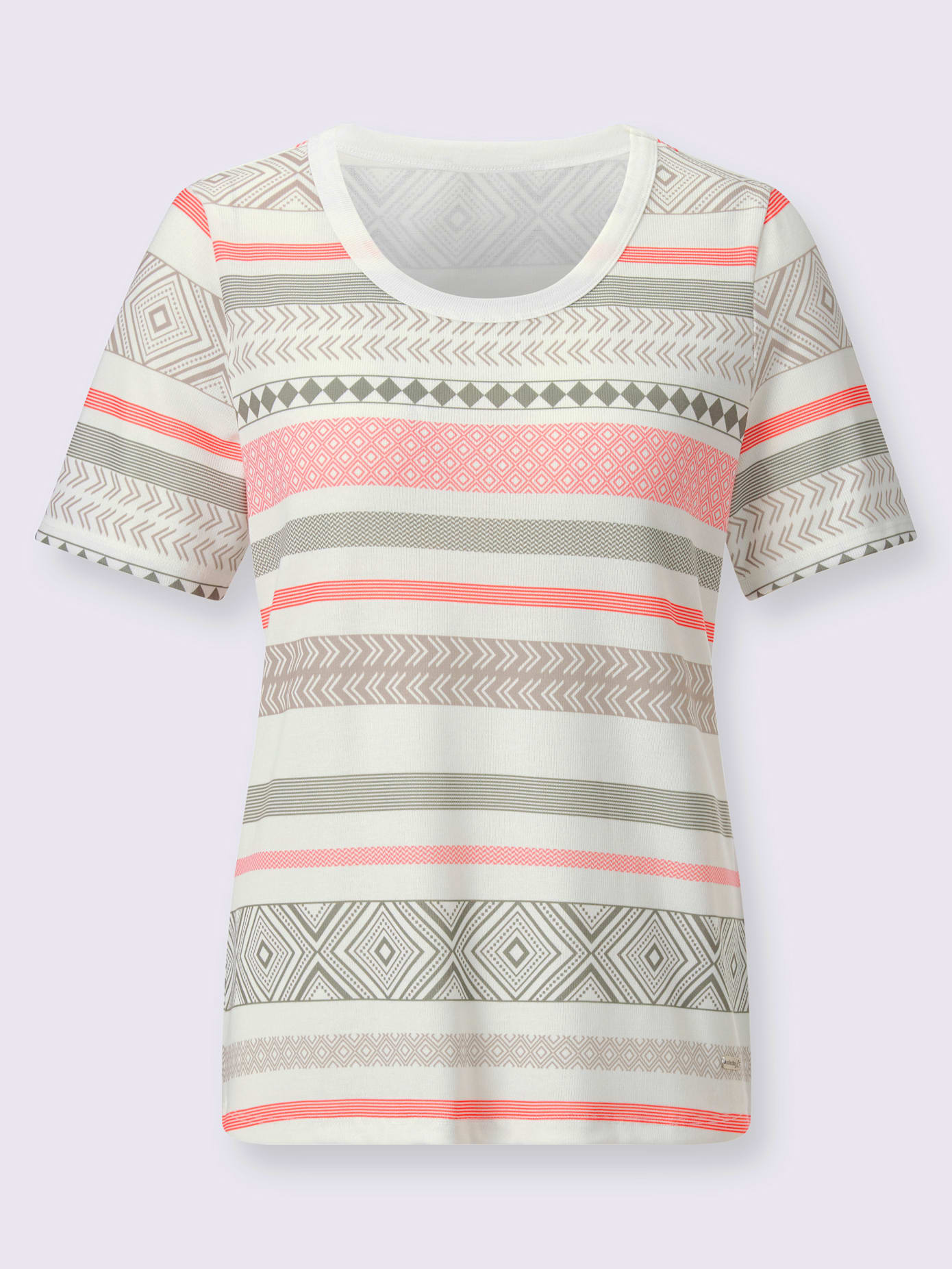 T-shirt à manches courtes mélange de viscose doux