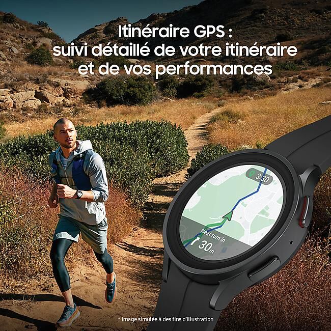 SAMSUNG - MONTRE CONNECTEE GPS GALAXY WATCH5 PRO 45 M BT