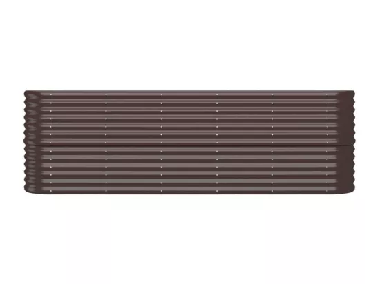 Jardinière bac lit surélevé marron 224 x 40 x 68 cm 02_0039552