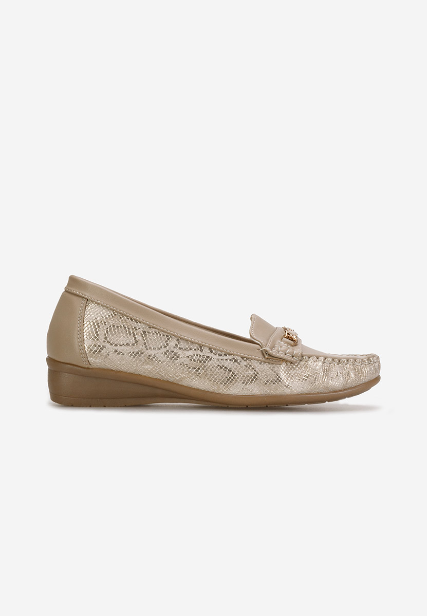 Mocassins femme beige Lerisea