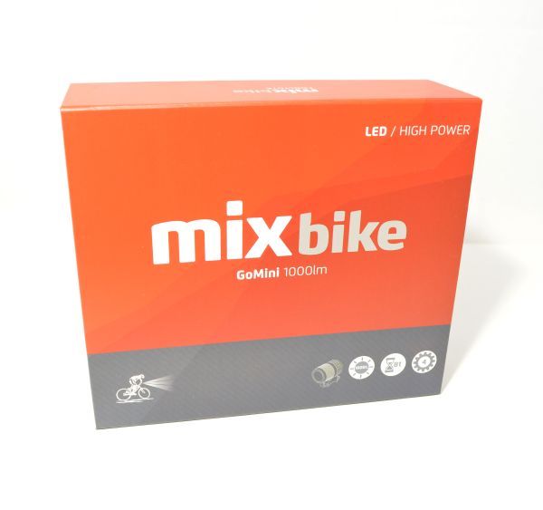 Mixbike GoMini Genopladelig Hjelm/Forlygte, 1000 Lumen