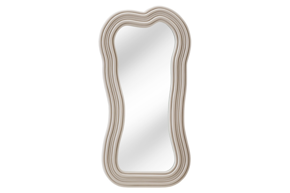 Design Wandspiegel ALICE II 100cm pastell greige