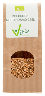Vitiv Biologisch Geel Mosterdzaad 100GR