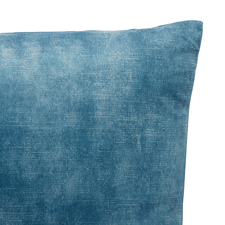 Coussin uni 45 x 45 cm GoodHome bleu