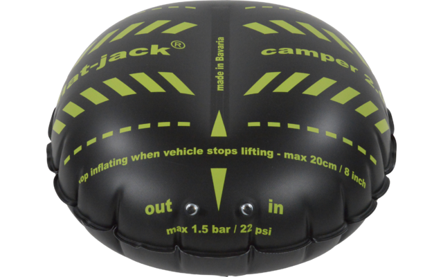 Flat-Jack Camper 2.0 Reifen-Luftkissen für Fahrzeuge bis 6 Tonnen & bis 305 mm Reifenbreite
