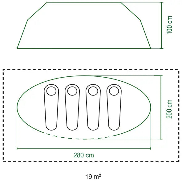 Coleman Galiano 4 Popup Zelt