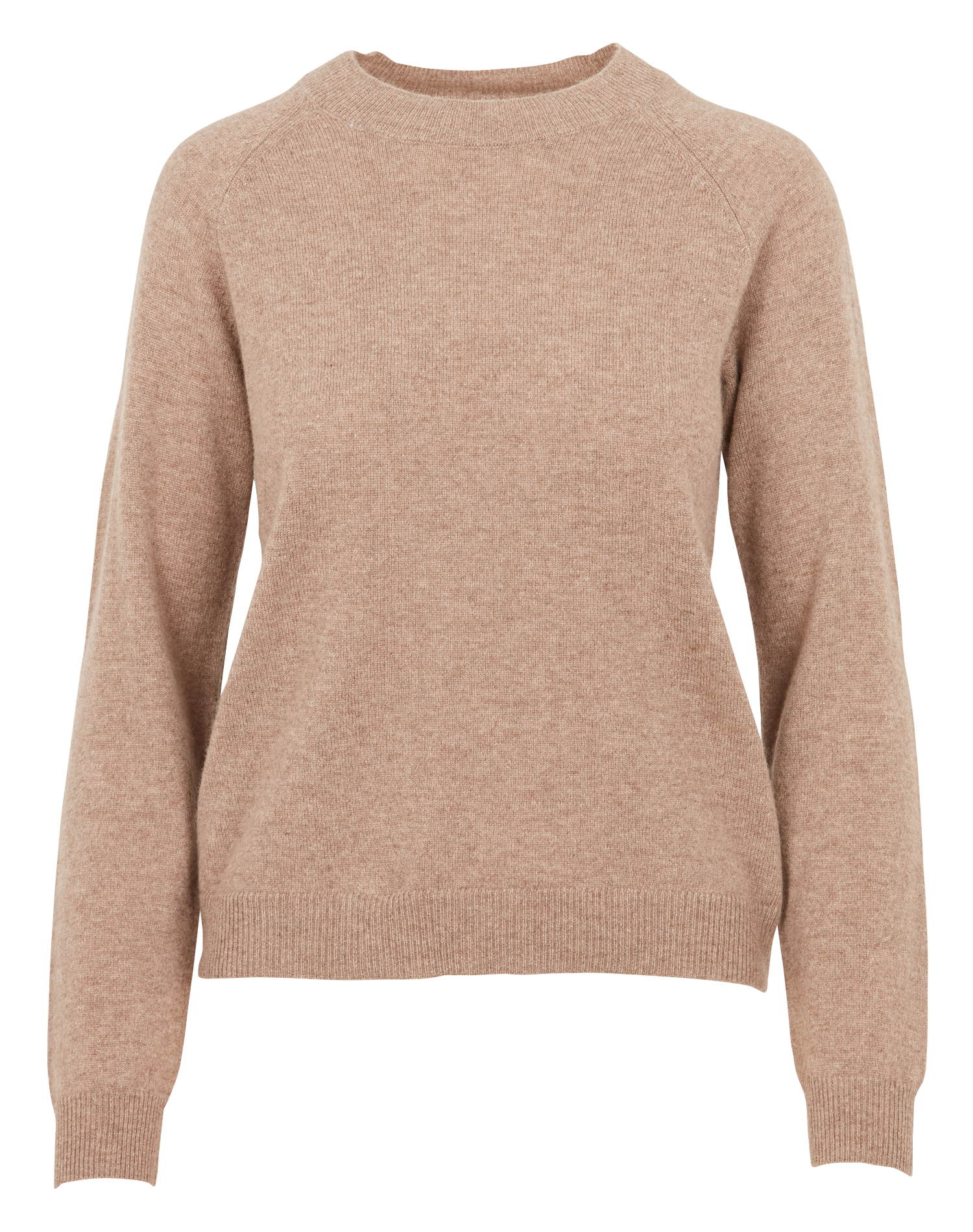 Pull col rond en cachemire | Marron