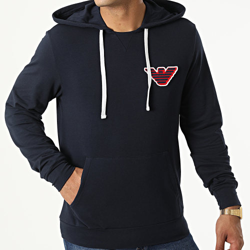 Sweat Capuche 111753 Bleu Marine