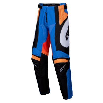 Pantalon cross Alpinestars RACER - MELT - ENFANT - Orange / Bleu