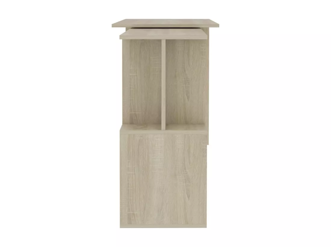 Bureau d'angle Chêne sonoma 200x50x76 cm Bois d’ingénierie