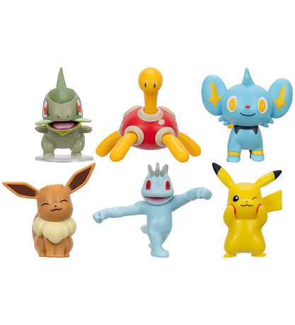Pokémon Abbildung - 6er-Pack - Battle Figure