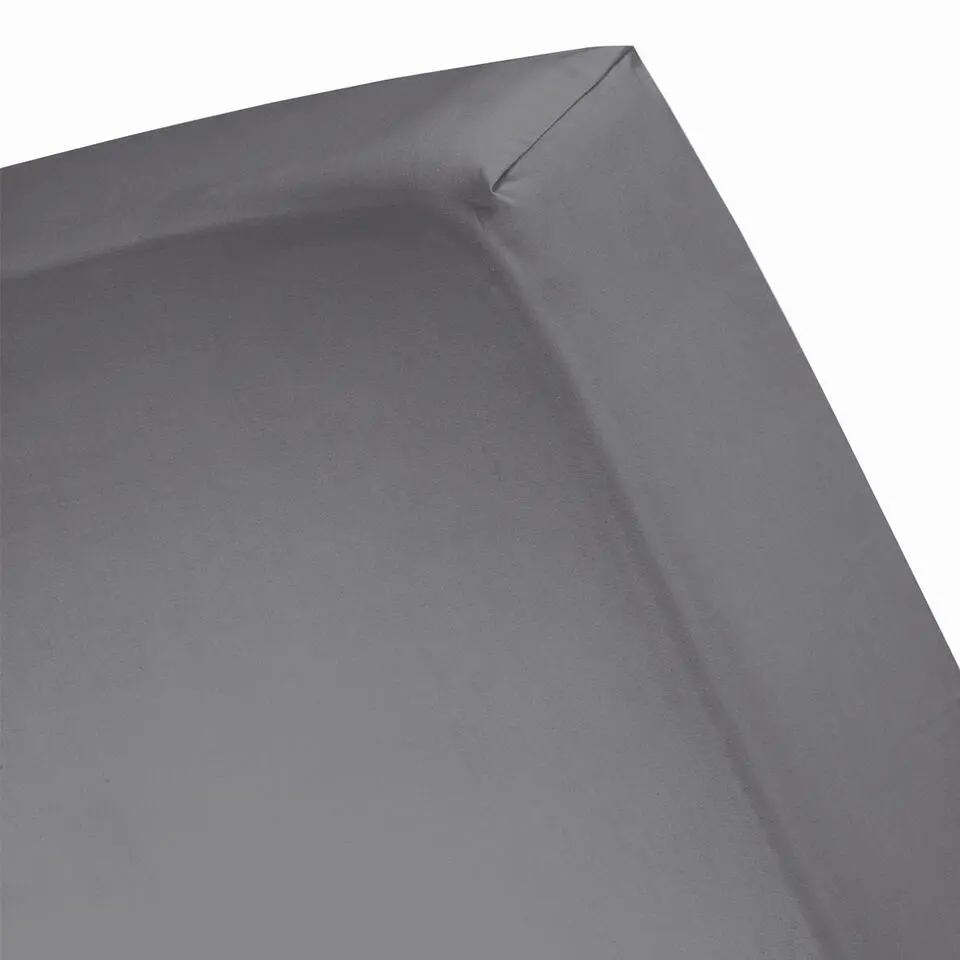 Cinderella Sundays - Hoeslaken (tot 25 cm) - Satijn - 120x200 cm - Anthracite
