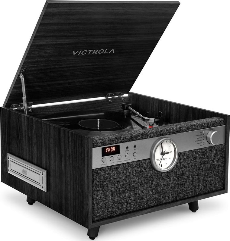 Victrola VTA-830SB Platenspeler - Zwart - Hout - Elegant Ontwerp