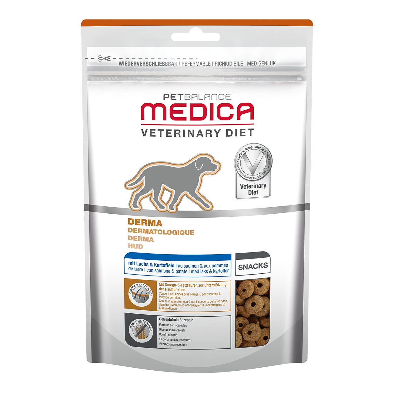 PetBalance Medica Derma Snacks mit Lachs & Kartoffeln 2 x 125g