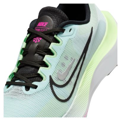 Chaussures Running Nike Zoom Fly 5 Bleu Vert Femme