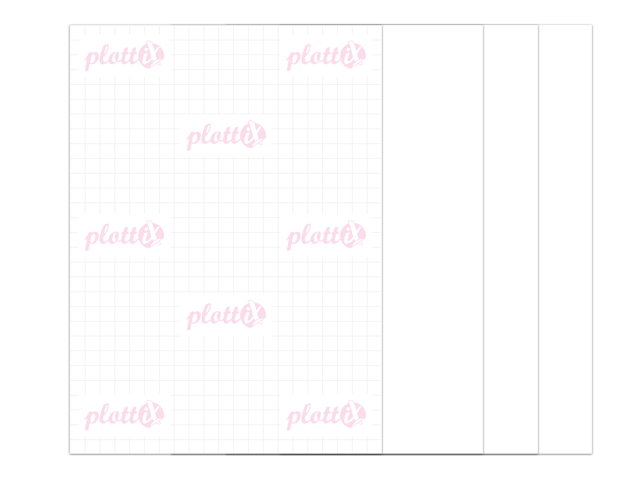 plottiX - Sublimationspapier - DIN A4 - 100 Blatt