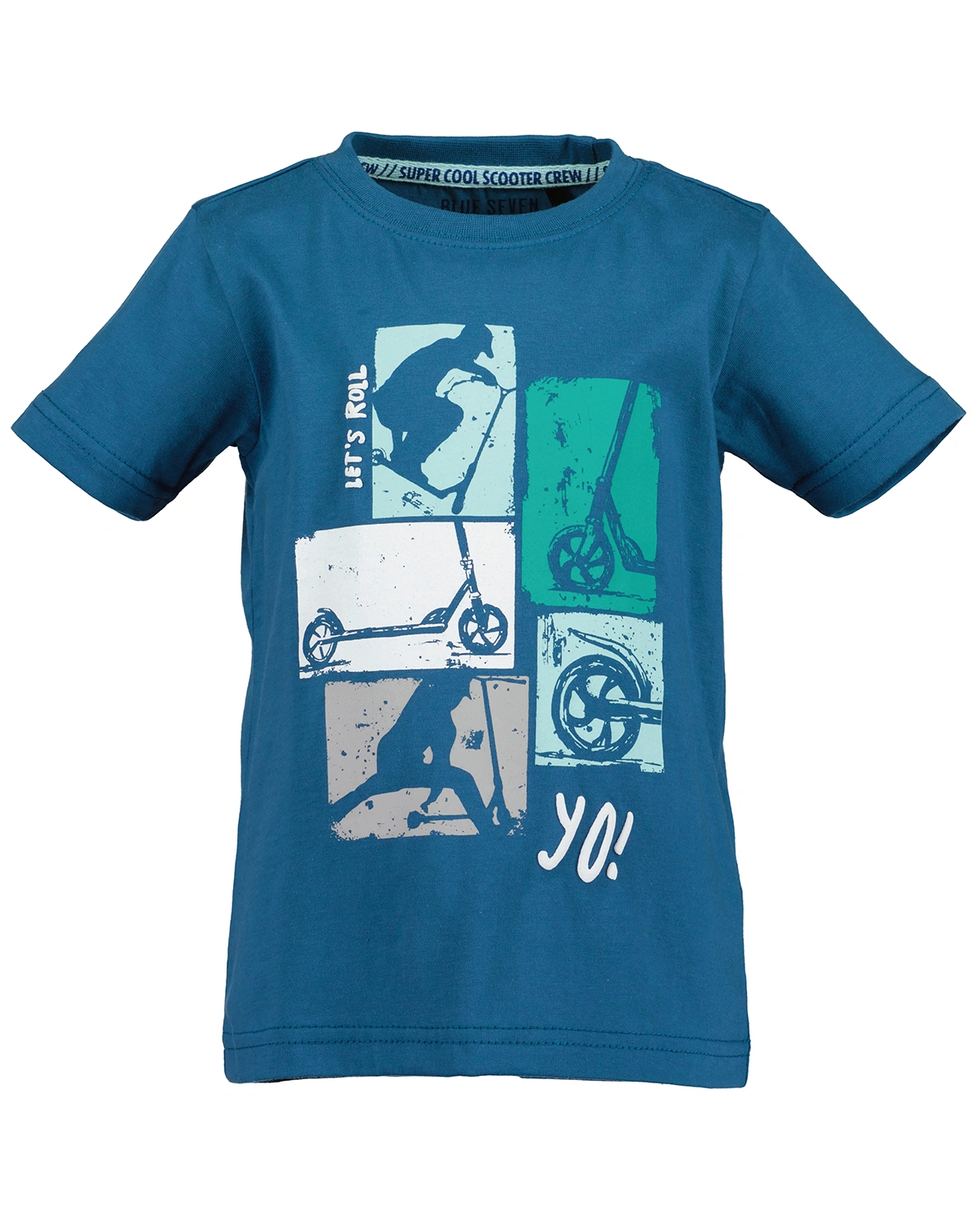 T-Shirt LET'S ROLL in pacific