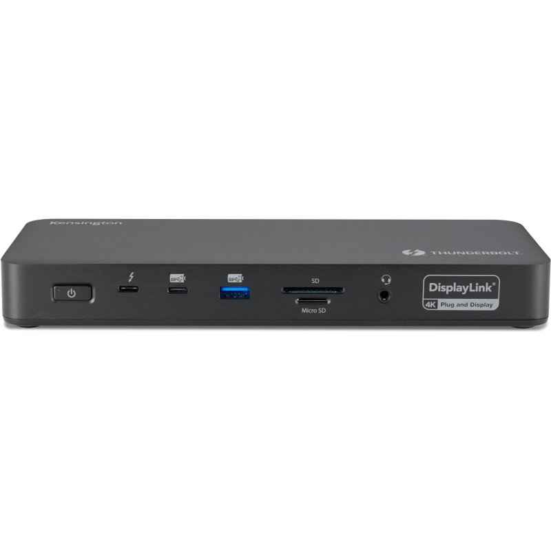Kensington SD5920T EQ Station d’accueil hybride Thunderbolt4 avec 4 sorties vidéo 4K et technologie DisplayLink
