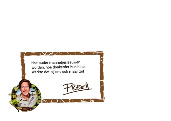 Freek Vonk | Vaderdagkaart | Leeuw | Met fotos
