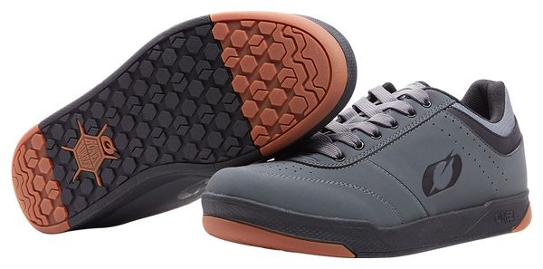 Paire de Chaussures VTT O'Neal PUMPS FLAT V.22 Gris/Noir