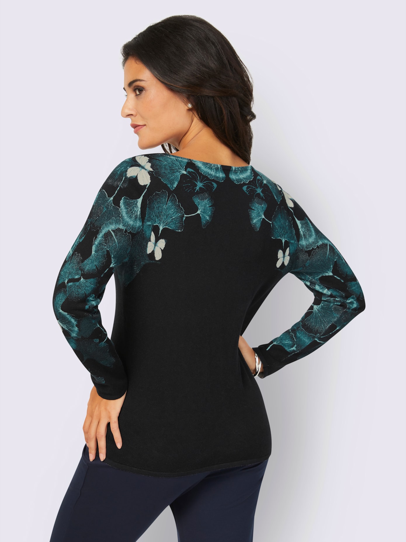 Pull motif imprimé