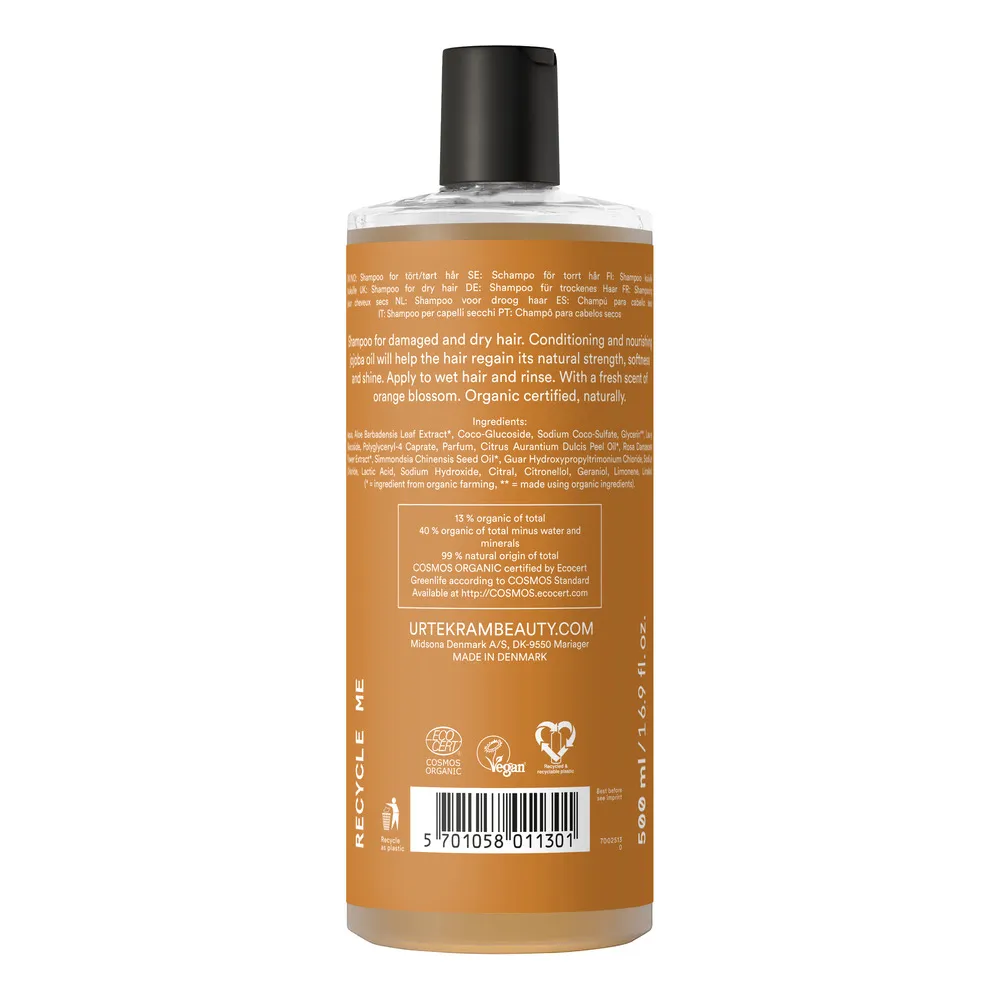 Urtekram Spicy Orange Blossom Shampoo - 500 ml
