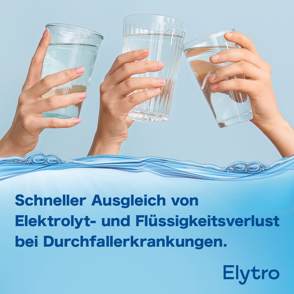 Elytro Glucose-Elektrolyt-Mischung bei Durchfall