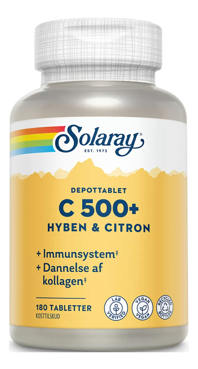 Solaray C500  Hyben & Citron - 180 depottabl.