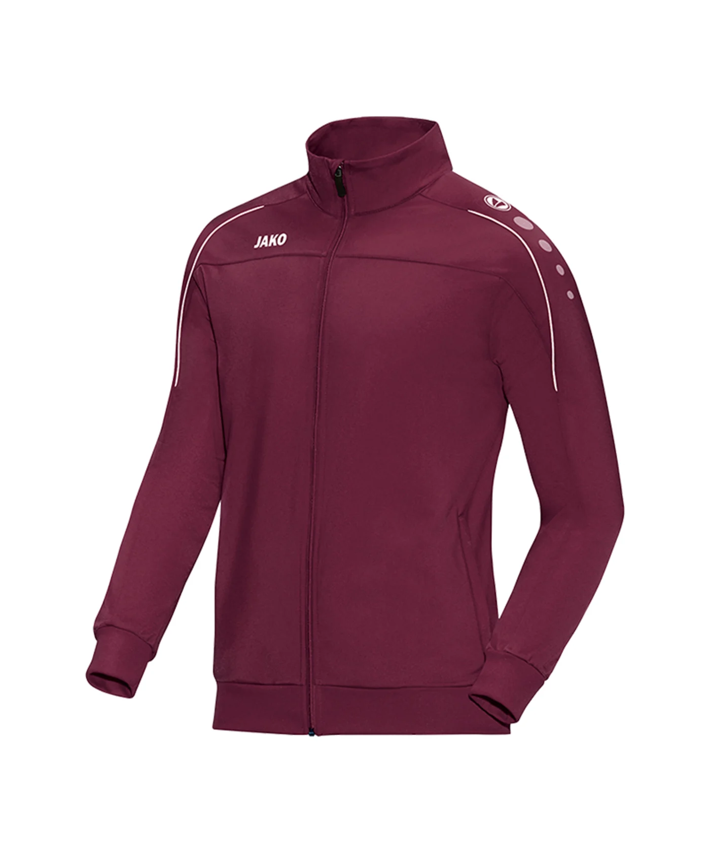 JAKO Classico Polyesterjacke Kids Dunkelrot F14