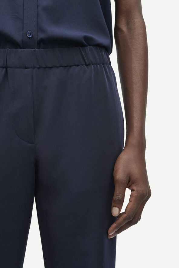 Samsøe Samsøe Hoys straight pants 7331 Night sky