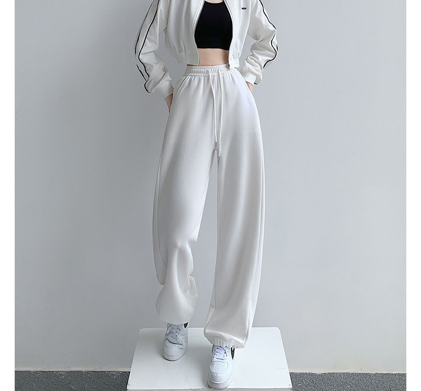 Yohana - Losse joggingbroek met trekkoord in de taille