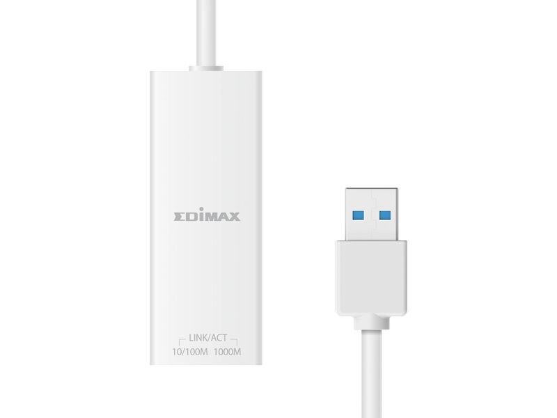 Edimax Netzwerk-Adapter EU-4306 V2 USB 3.2 Gen1 USB 3.2 Gigabit Ethernet Adapter