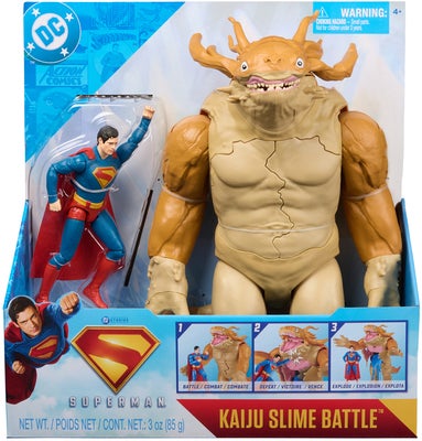 Superman Movie Kaiju Slime Explosion Battle Actionfigur