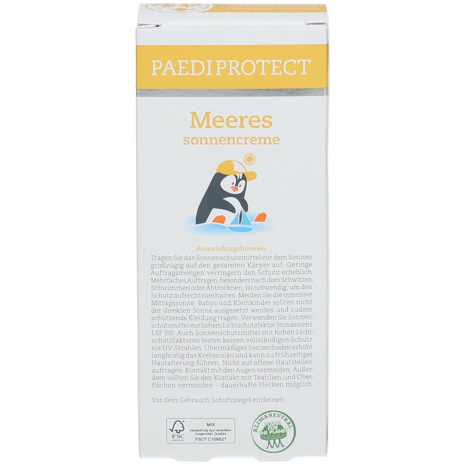 PAEDIPROTECT Meeressonnencreme LSF 50+