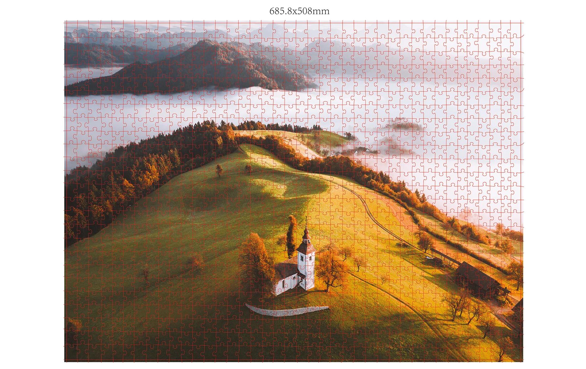 Puzzle Malerische GegendenPuzzle-Set für Erwachsene und Kinder