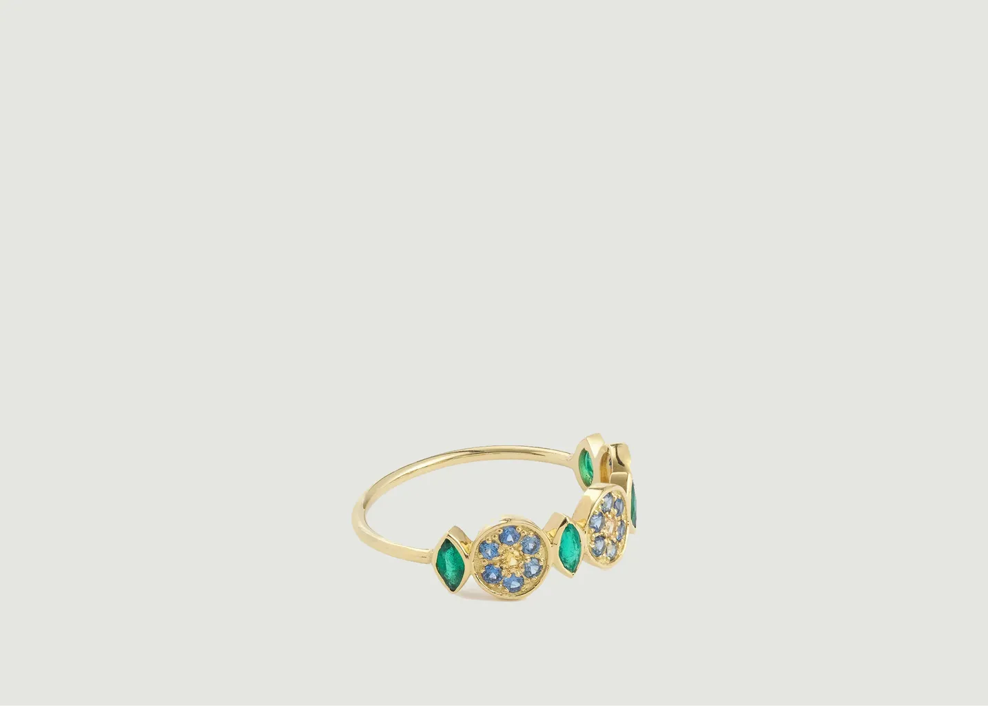 Bague Nymphéa 2 Bleue Sophie d'Agon