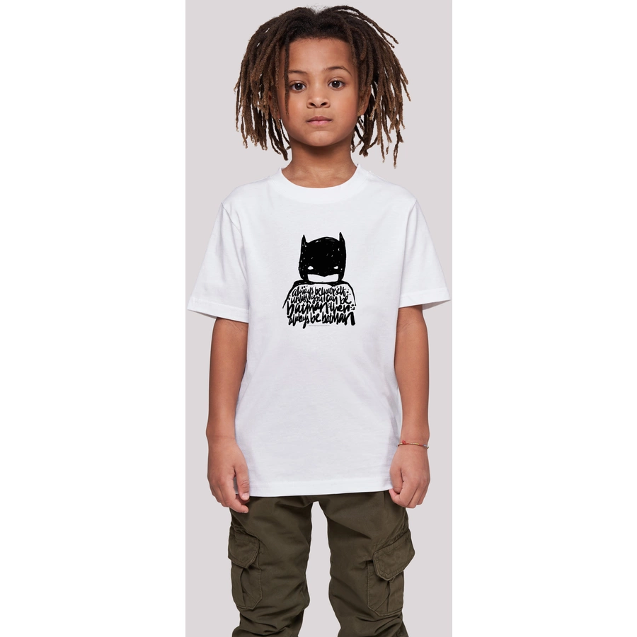 F4NT4STIC T-Shirt DC Comics Batman Always Be Yourself weiß